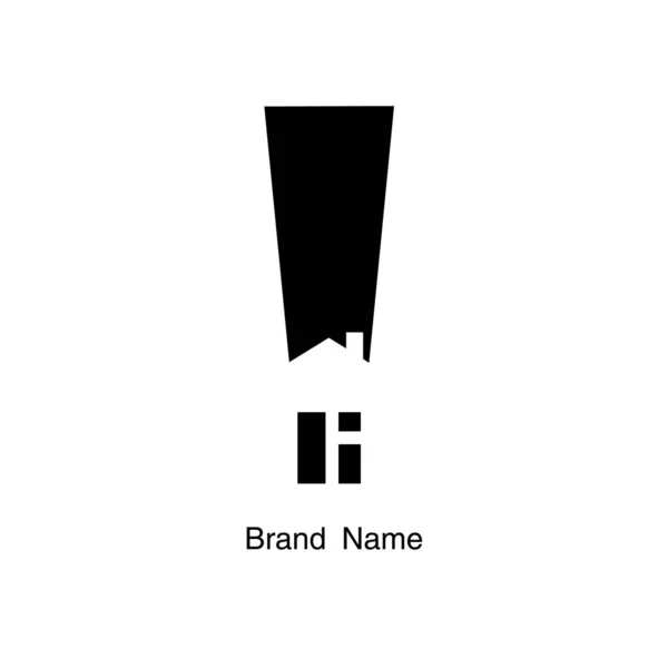 Значок Екзамену Від Ємною Піктограмою Логотипу Будинку Чорно Білого Будинку — стоковий вектор