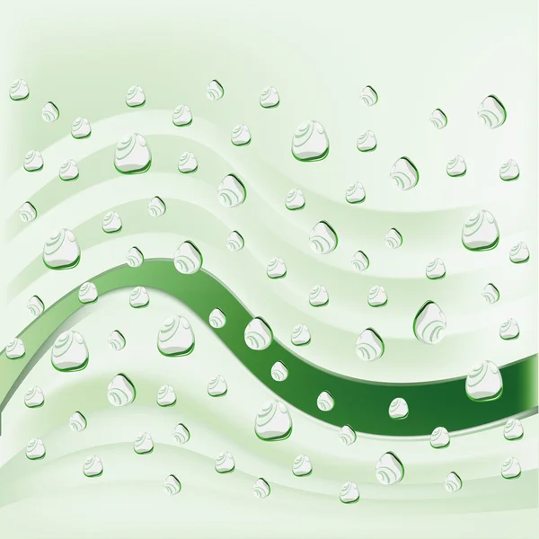 青翠欲滴的绿色背景 — 图库矢量图片