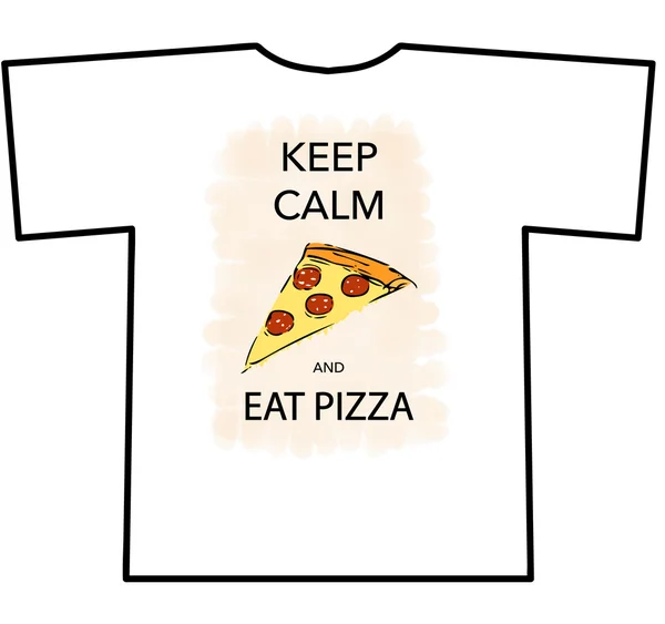 Sakin olun ve pizza yemek