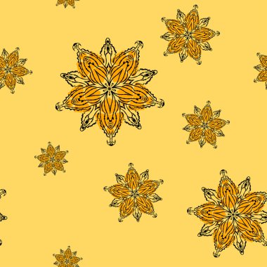 Çiçeklerle kusursuz desen