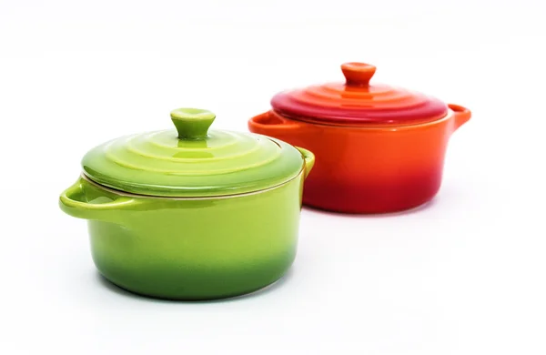 Two ceramic pots — Stock Photo, Image