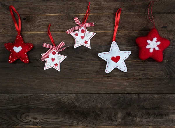 El yapımı yıldız ahşap arka plan