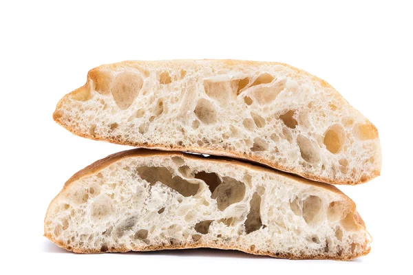 Beyaz ekmek kesilerek