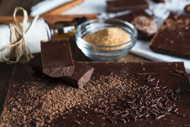 Tatlı hazırlık için malzemeler