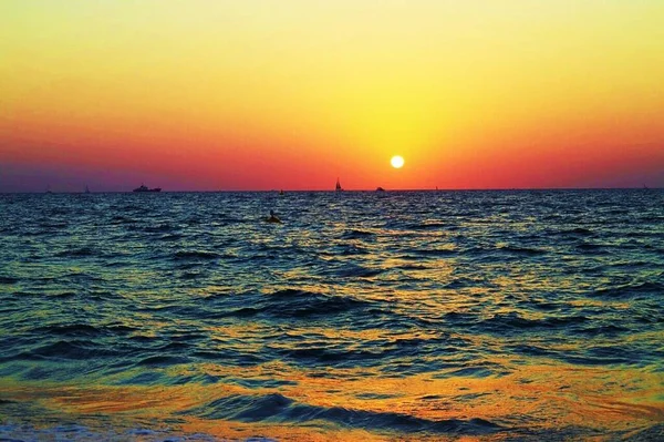 Strand Sonnenuntergang Kite Beach — Stockfoto