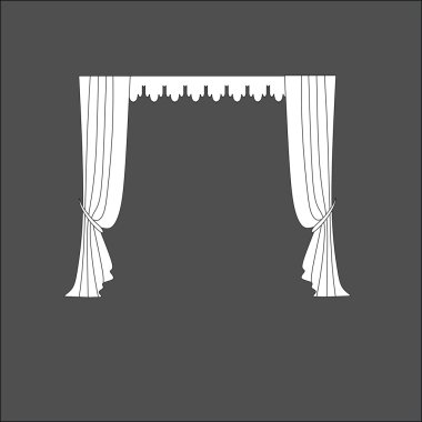 perdeler. Klasik perde. lambrequin