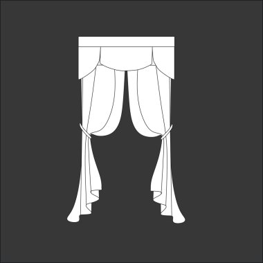 perdeler. Klasik perde. lambrequin