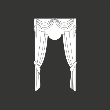 perdeler. Klasik perde. lambrequin