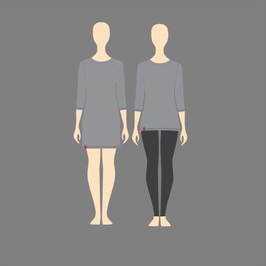 Pijama kadınlar için. Kadınlar için gömlek.