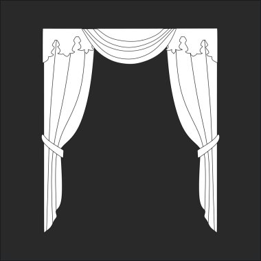 Tasarım perde windows kroki.