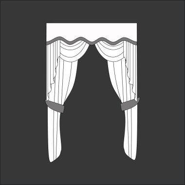 Tasarım perde windows kroki.