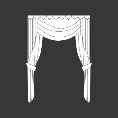 Tasarım perde windows kroki.