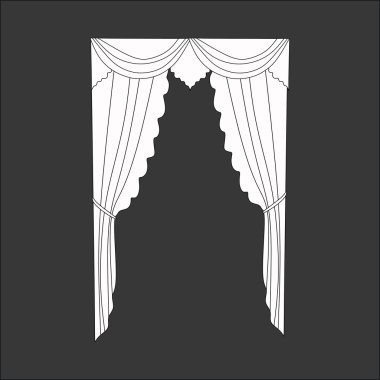 Tasarım perde windows kroki.