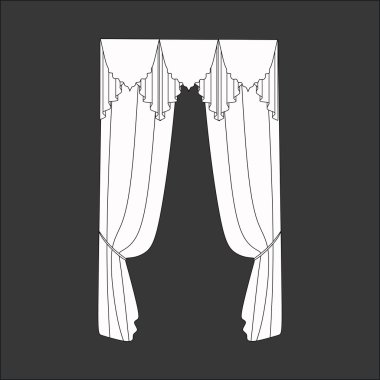 Tasarım perde windows kroki.