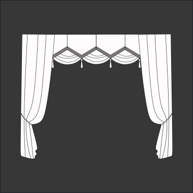 Tasarım perde windows kroki.