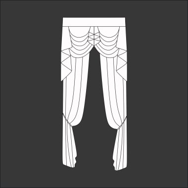 Tasarım perde windows kroki.