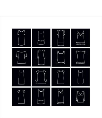 Kadın giyim. Ev için bayan giyimler.