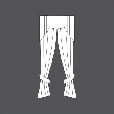 Perdeler. İç tasarım perde. iç Tekstil.