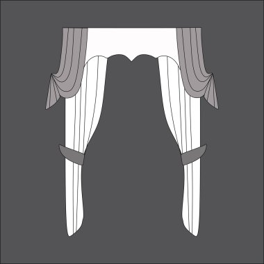 Perdeler. İç tasarım perde. iç Tekstil.