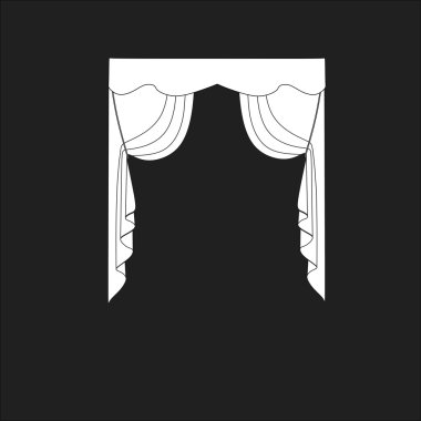 perdeler. Tasarım perde windows kroki.