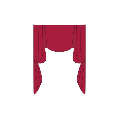  iç dekorasyon. perdeler. Perdeleri iç tasarım kroki.