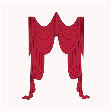 ofis için perdeler. Perde. klasik perdeler. tasarım curt