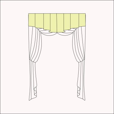 ofis için perdeler. Perde. klasik perdeler. tasarım curt