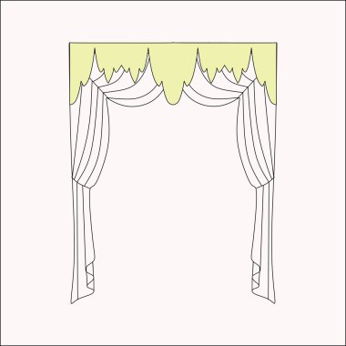 ofis için perdeler. Perde. klasik perdeler. tasarım curt