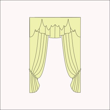 ofis için perdeler. Perde. klasik perdeler. tasarım curt