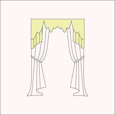 ofis için perdeler. Perde. klasik perdeler. tasarım curt