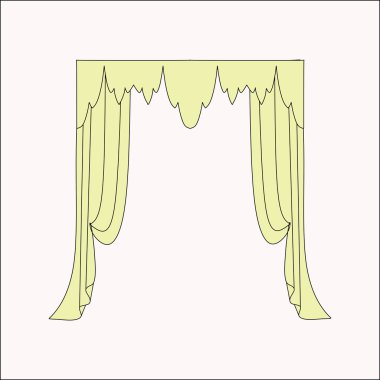 ofis için perdeler. Perde. klasik perdeler. tasarım curt