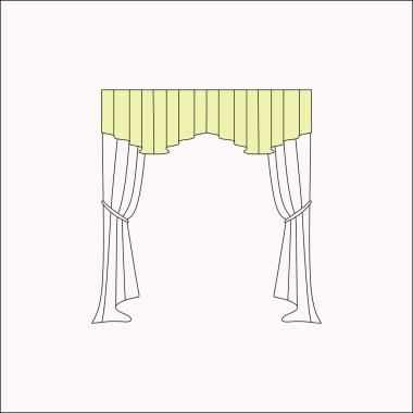 ofis için perdeler. Perde. klasik perdeler. tasarım curt