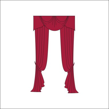  Klasik perde. Perdeleri kroki. Perdeler.