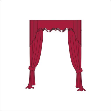  Klasik perde. Perdeleri kroki. Perdeler.