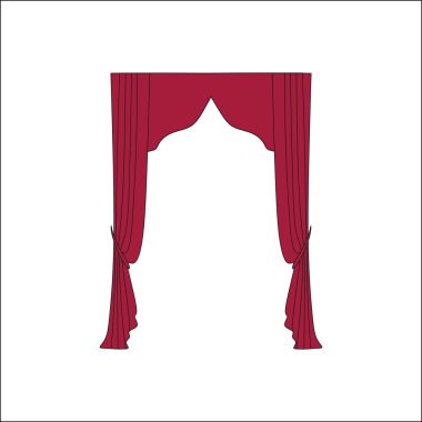  Klasik perde. Perdeleri kroki. Perdeler.
