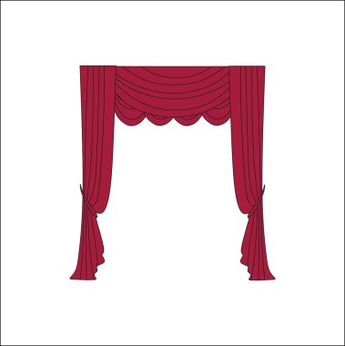  Klasik perde. Perdeleri kroki. Perdeler.