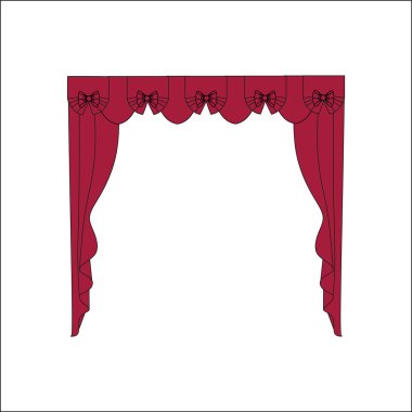  Klasik perde. Perdeleri kroki. Perdeler.