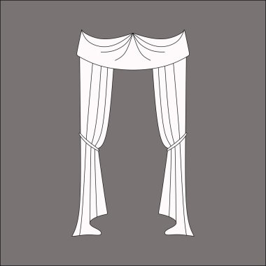  Klasik perde. Perdeleri kroki. Perdeler.