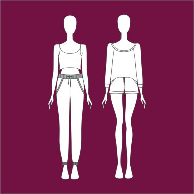 Kit jersey ev. Kadın pijamalar. 