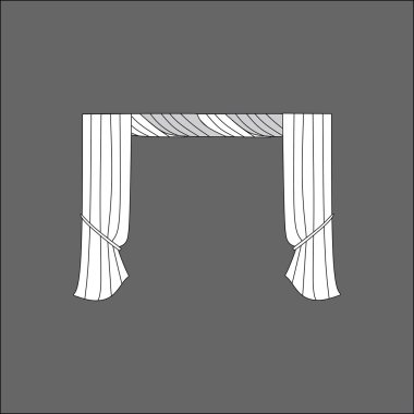  Perdeleri kroki. curtains.Curtains. 