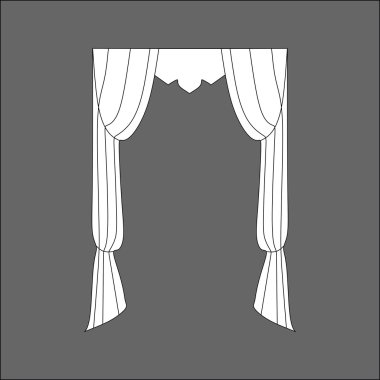  Perdeleri kroki. curtains.Curtains. 