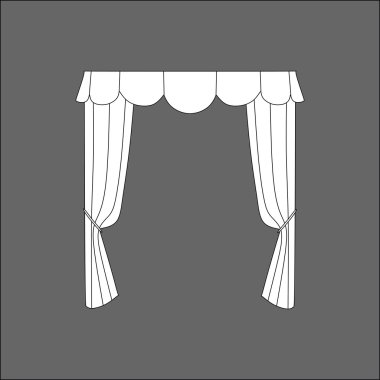  Perdeleri kroki. curtains.Curtains. 