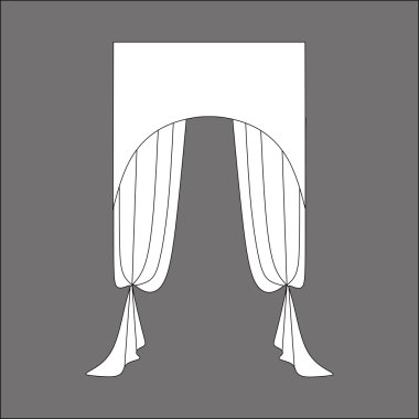  iç Tekstil. pencere dekorasyon. Perdeler.