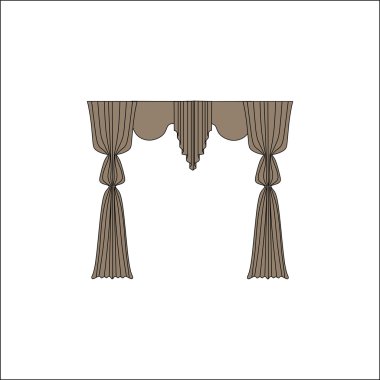 iç Tekstil. pencere dekorasyon. Perdeler. 