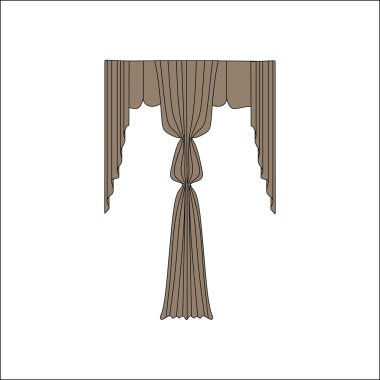 iç Tekstil. pencere dekorasyon. Perdeler. 