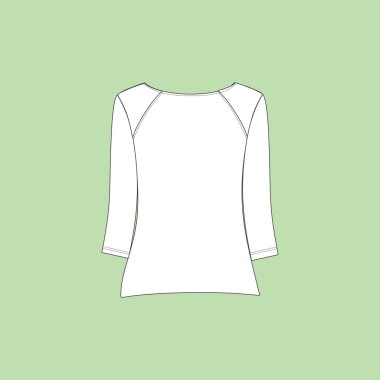 bluz Bayan uzun kollu jersey. 