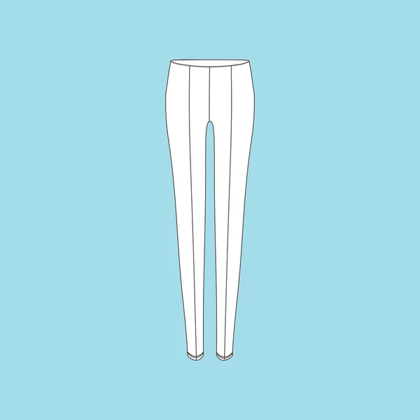 Abbigliamento femminile. abbigliamento casual. Pantaloni. jeans . — Vettoriale Stock