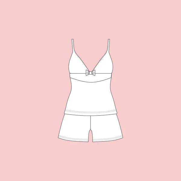 Jumper. vêtements de maison pour femmes. pyjama. top . — Image vectorielle