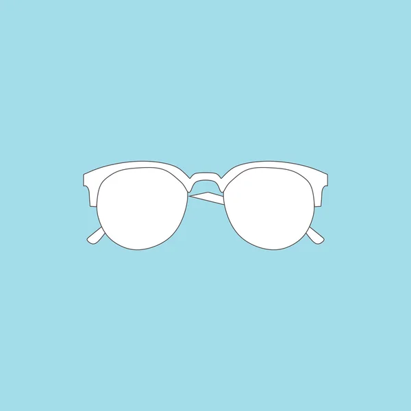 Brillen. accessoire. Zonnebril. vrouwen — Stockvector