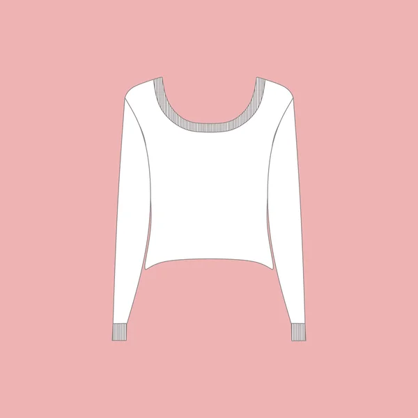 Vest. trui. Vrouwen truien. Sport trui. trui. — Stockvector